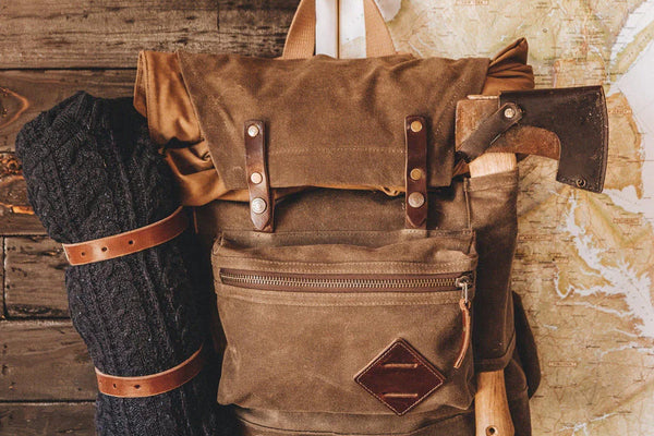 Explore in Style: Waxed Canvas Backpack for Your Adventures