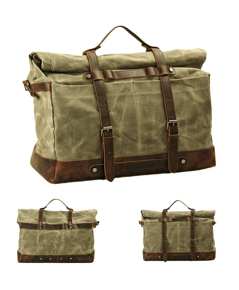 Waxed Canvas Duffle Bag