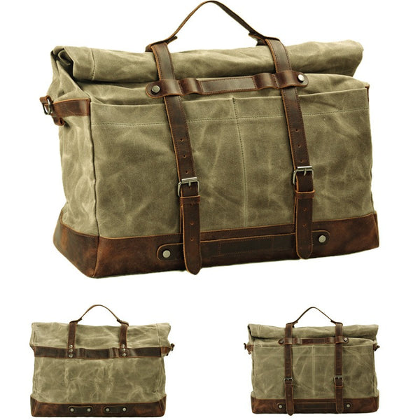 Waxed Canvas Duffle Bag