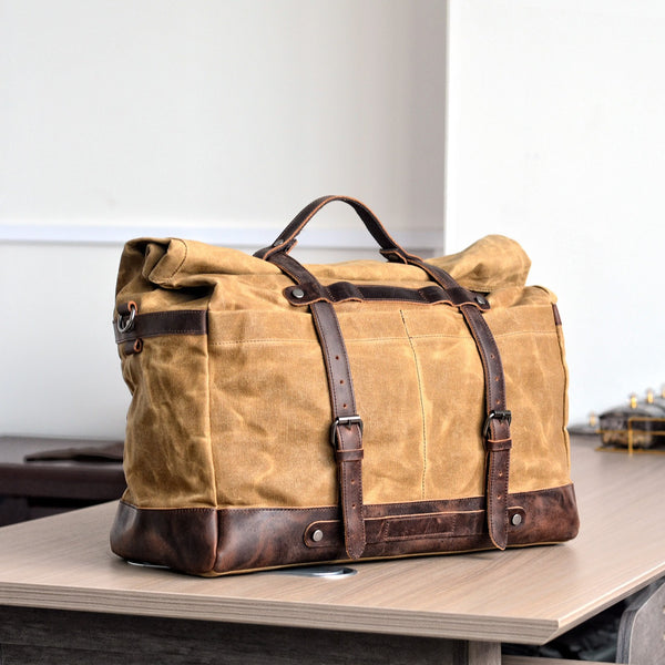 Waxed Canvas Duffle Bag