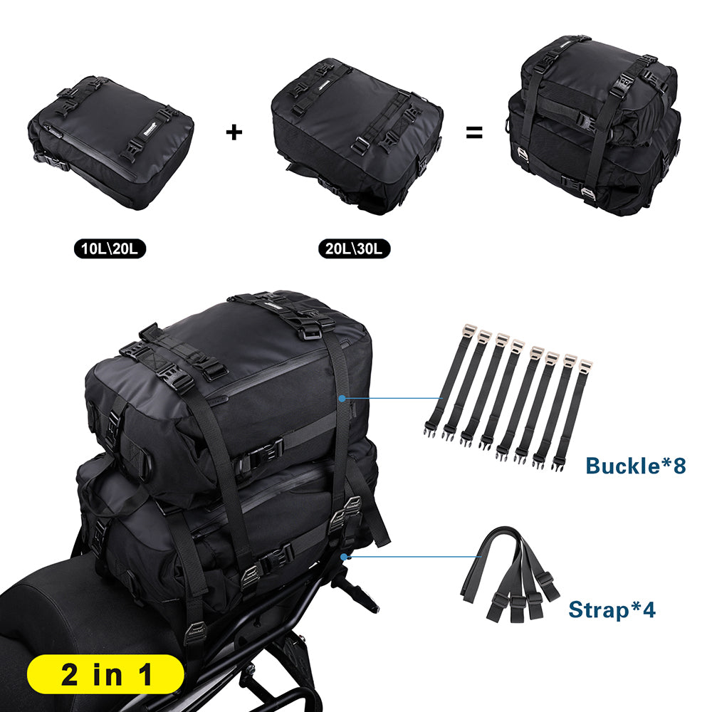 30 Liter Moto Tail Pack