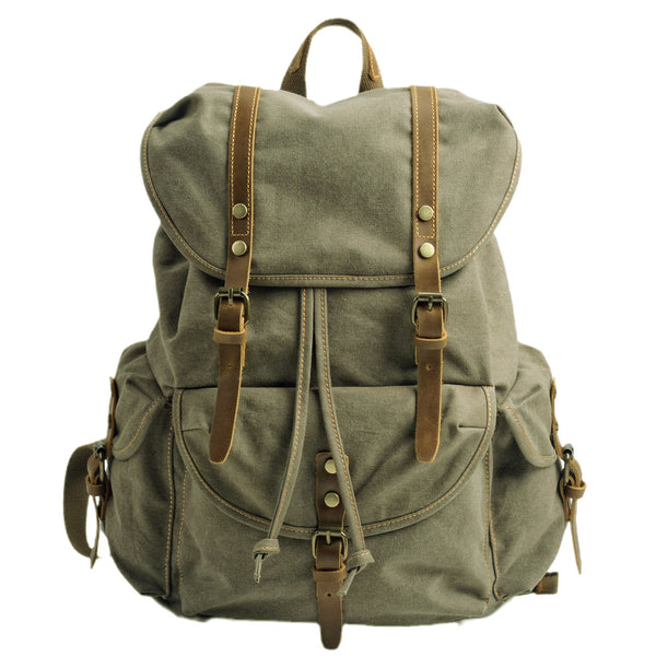 Vintage Large Laptop Canvas Backpack