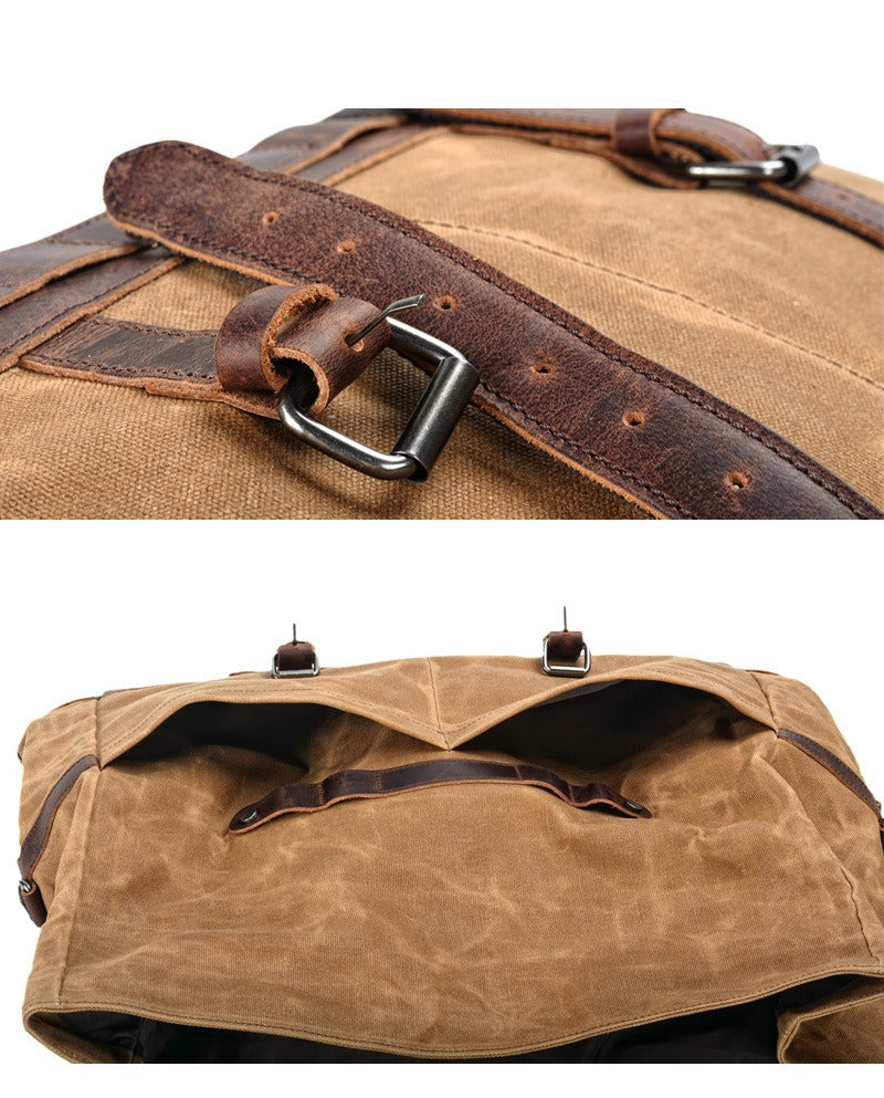 Waxed Canvas Duffle Bag