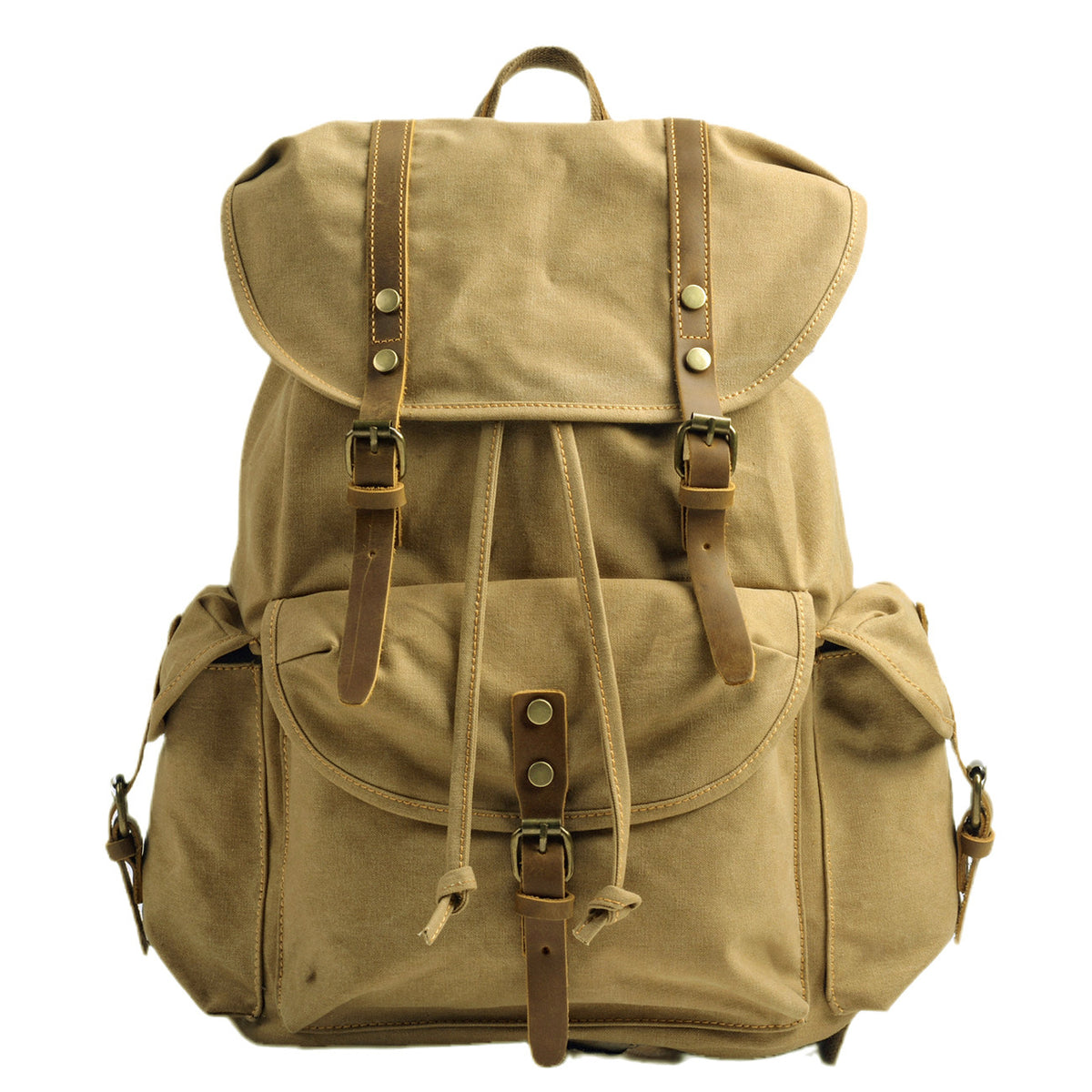 Vintage Large Laptop Canvas Backpack