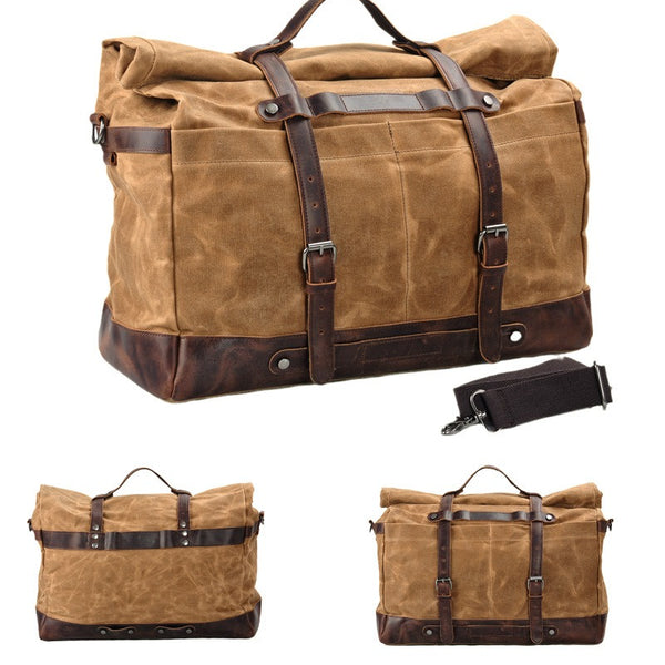 Waxed Canvas Duffle Bag