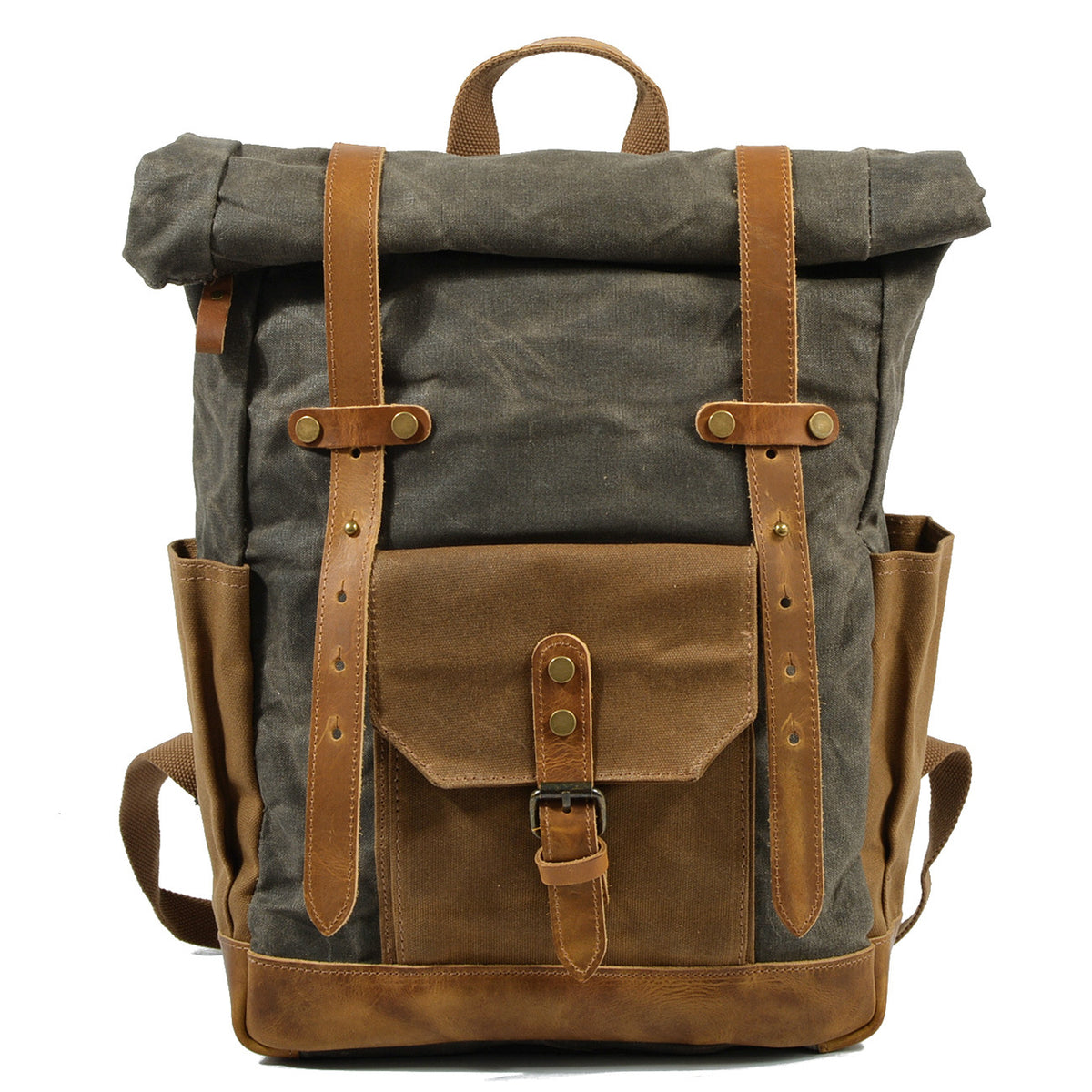 Vintage Canvas Backpack, Casual Travel Computer Bag, Waterproof Outdoor Backpack Commuter Backpack