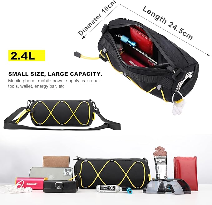 Bike Handlebar Bag Small Bicycle Front Bag Storage Bag