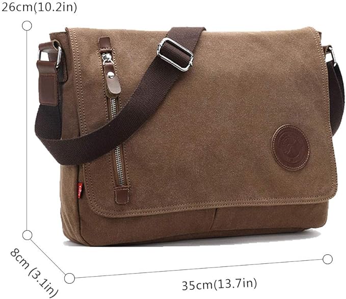 Casual Shoulder Sling Bag Canvas Satchel Bag Crossbody Bags