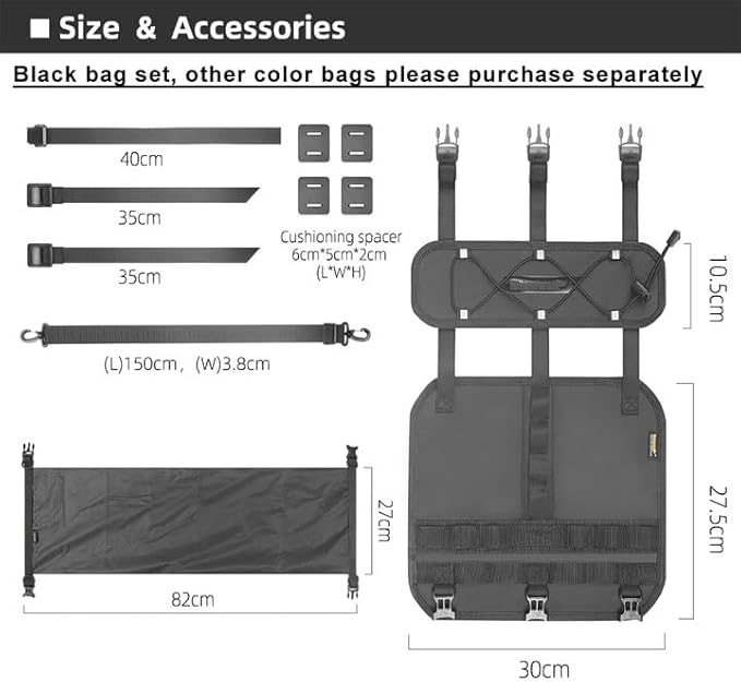 12L Waterproof Bike Handlebar Bag – Dry Front Roll Bikepacking Bag with Shoulder Strap