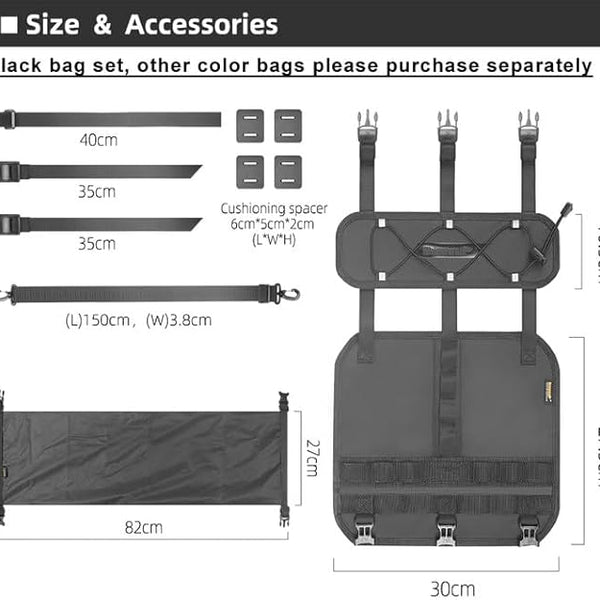12L Waterproof Bike Handlebar Bag – Dry Front Roll Bikepacking Bag with Shoulder Strap