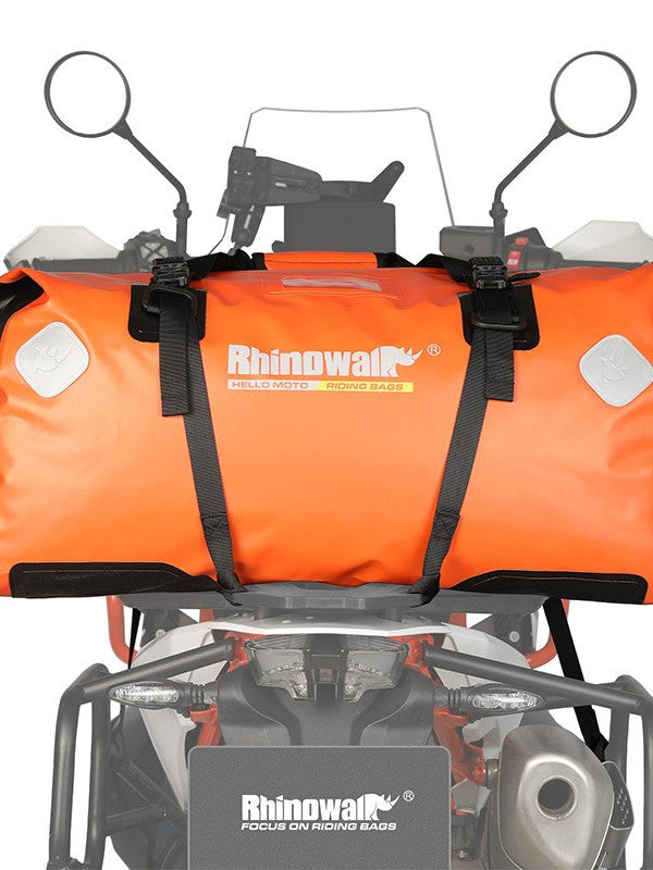 Motorcycle Rear Rack Trunk Bag – Waterproof Motorbike Tail Bag with Expandable Storage