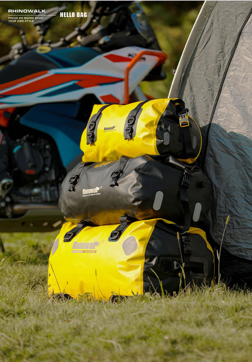 Motorcycle Rear Rack Trunk Bag – Waterproof Motorbike Tail Bag with Expandable Storage