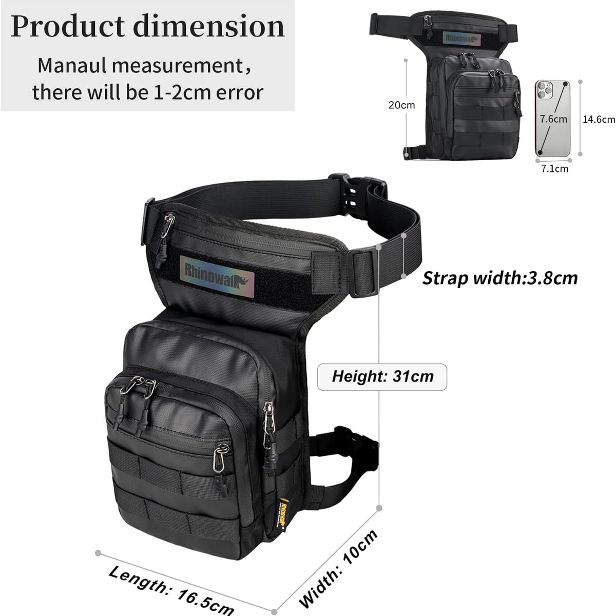 Motorcycle Bicycle Leg Bag Waterproof