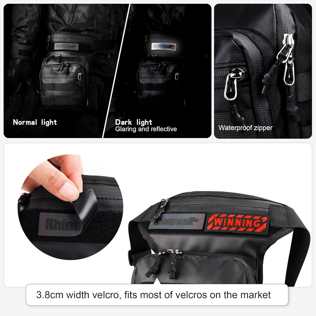 Motorcycle Bicycle Leg Bag Waterproof