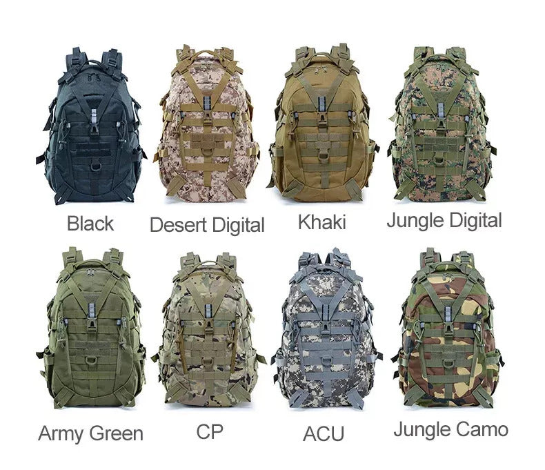 35L Waterproof Tactical Backpacks for Hiking Trekking