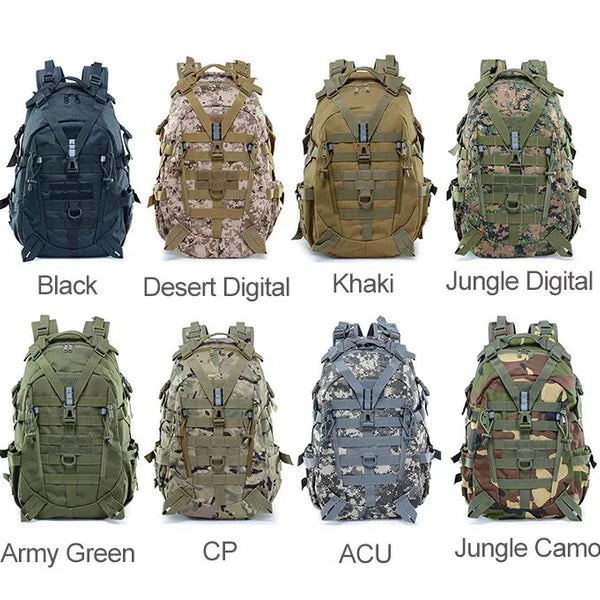 35L Waterproof Tactical Backpacks for Hiking Trekking